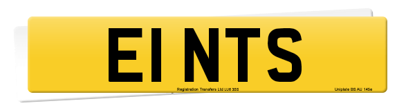 Registration number E1 NTS